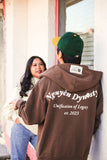 HOA MAI BROWN ZIP UP HOODIE
